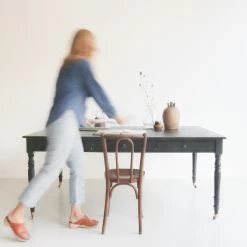 Flash Sale ✔️ Custom Furniture What's New French Inspired Reclaimed Wood Partner's Desk 👍 32 Custom Furniture What's New French Inspired Reclaimed Wood Partner's Desk