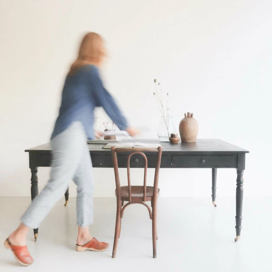 Flash Sale ✔️ Custom Furniture What's New French Inspired Reclaimed Wood Partner's Desk 👍 12 Custom Furniture What's New French Inspired Reclaimed Wood Partner's Desk