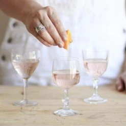 Elsie Green Glamorous Vintage Wine Glass Eclectic Pair The French Kitchen