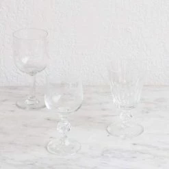 Elsie Green Glamorous Vintage Wine Glass Eclectic Pair The French Kitchen