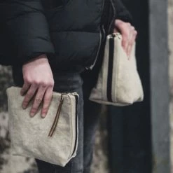 Elsie Green What's New Belgian Linen Pouch