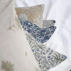 Elsie Green Linen Block Printed Pillow Cover | Fleur Indigo What's New