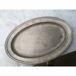 Elsie Green Monogrammed Silver Platter