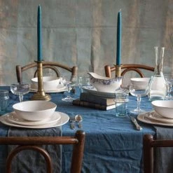 Elsie Green Pair Of Natural Beeswax Tapers