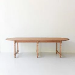 Custom Furniture Reclaimed Wood Oval Farm Table
