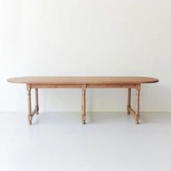 Custom Furniture Reclaimed Wood Oval Farm Table