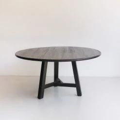 Custom Furniture What's New Reclaimed Wood Round Dining Table