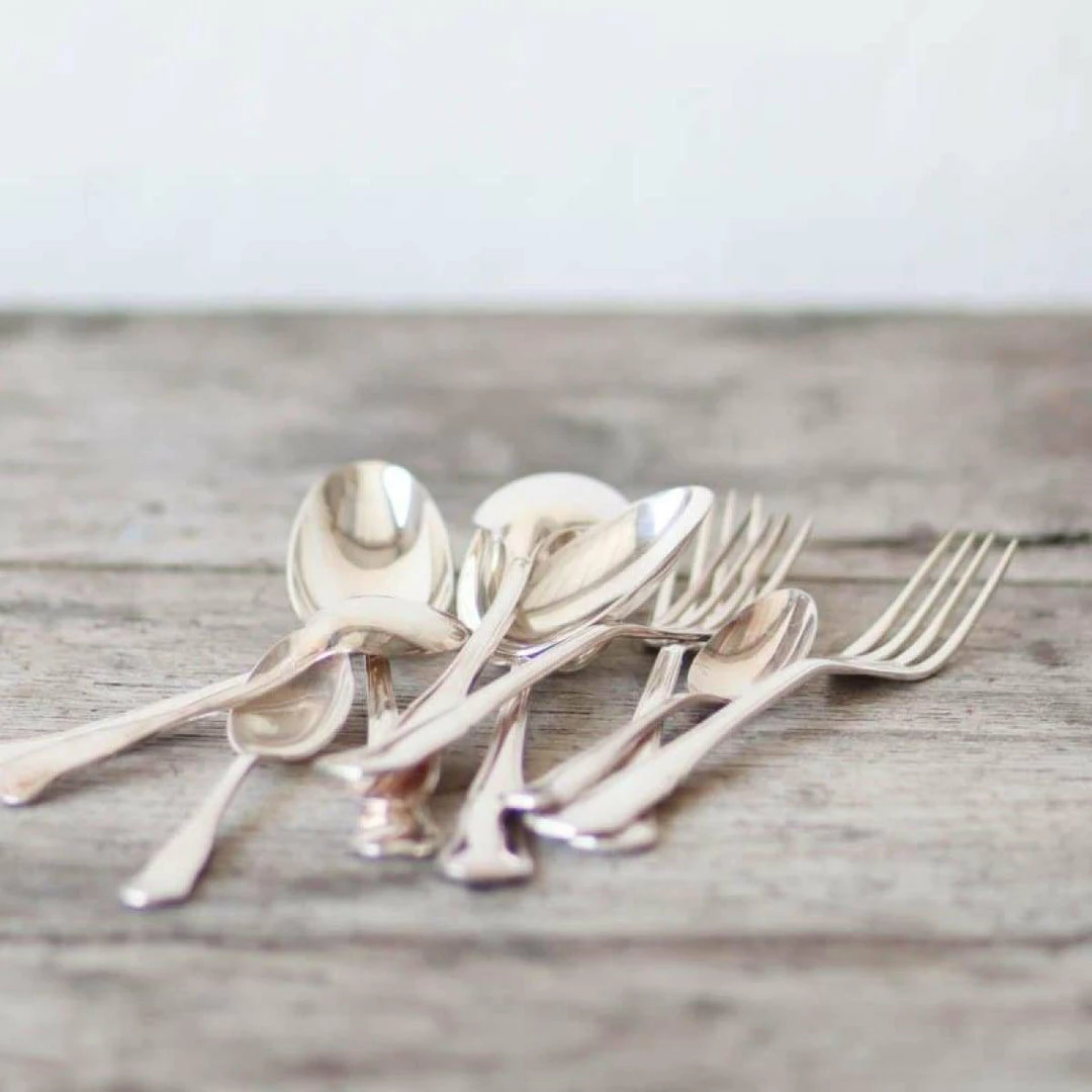 Discount ❤️ Elsie Green Set Of Flatware In Toile Box What's New 🥰 3 Elsie Green Set Of Flatware In Toile Box What's New