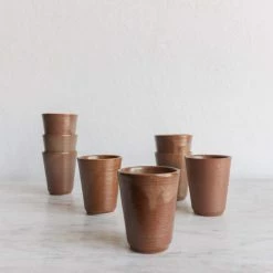 L’histoire Sans Fin Set Of Four Stoneware Tumblers Tag Sale