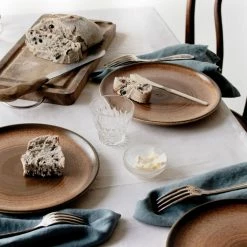 Les Puces What's New Stoneware Plate Set Of 4