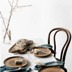 Les Puces What's New Stoneware Plate Set Of 4