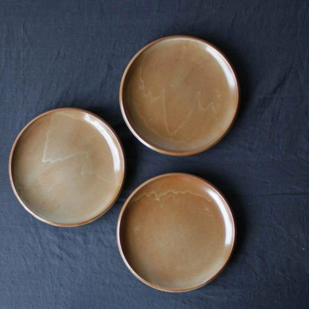 Hot Sale ✔️ Les Puces What's New Stoneware Plate Set Of 4 🎉 5 Les Puces What's New Stoneware Plate Set Of 4