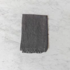 Elsie Green What's New Stonewashed French Linen Napkin Set Of 4