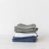 Elsie Green What's New Stonewashed French Linen Napkin Set Of 4