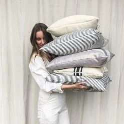 Zarpana Striped Pillow Cover Textiles