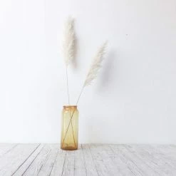 Henrick Monique Tall Amber Blown Glass Pickling Jar