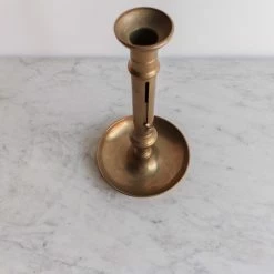Elsie Green Very Large Vintage Brass Candlestick Decor