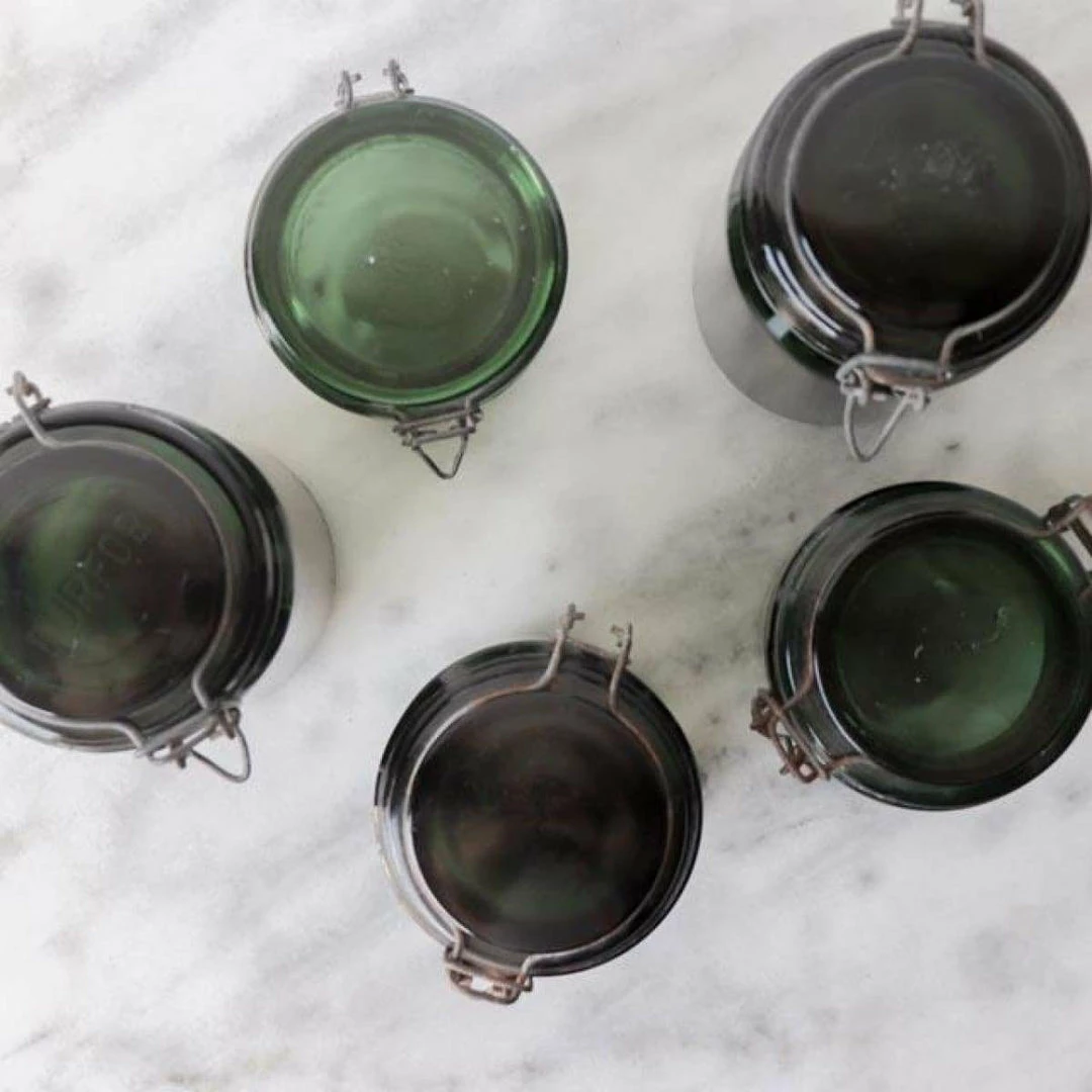 Flash Sale ๐ Elsie Green Deep Green Vintage Canning Jar The French Kitchen ๐ 4 Elsie Green Deep Green Vintage Canning Jar The French Kitchen