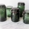 Elsie Green Deep Green Vintage Canning Jar The French Kitchen