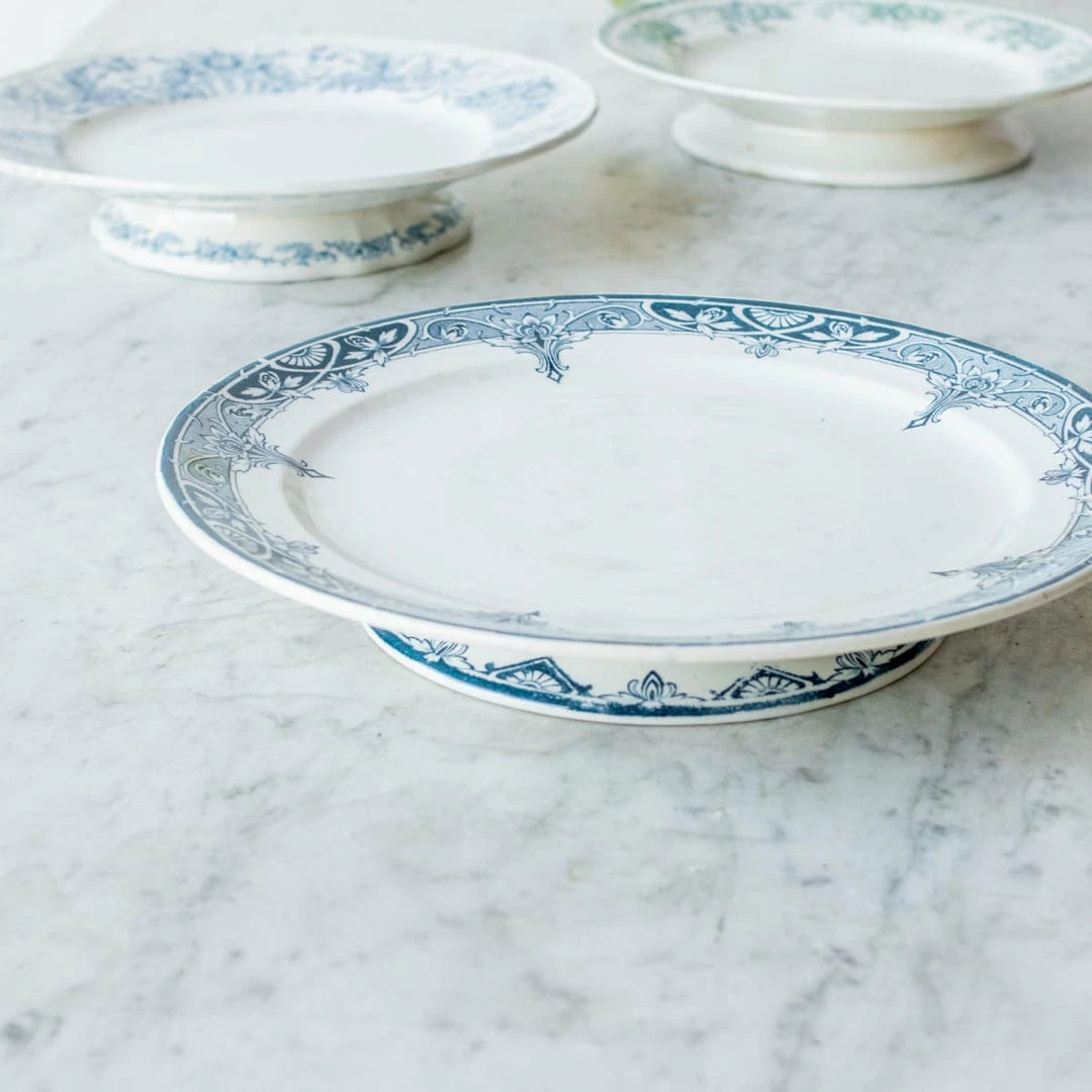 Outlet ๐ Elsie Green Vintage Transferware Cake Plate ๐ 4 Elsie Green Vintage Transferware Cake Plate