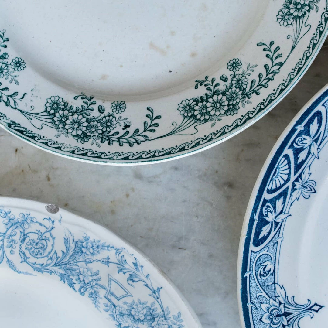 Outlet ๐ Elsie Green Vintage Transferware Cake Plate ๐ 3 Elsie Green Vintage Transferware Cake Plate