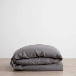 Elsie Green Washed Linen Duvet