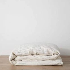 Elsie Green Washed Linen Duvet
