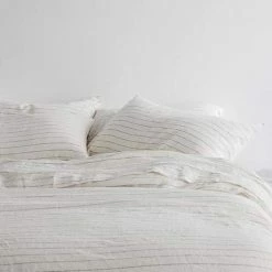 Elsie Green Washed Linen Duvet