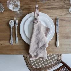 Elsie Green Washed Linen Napkin Set Of 4
