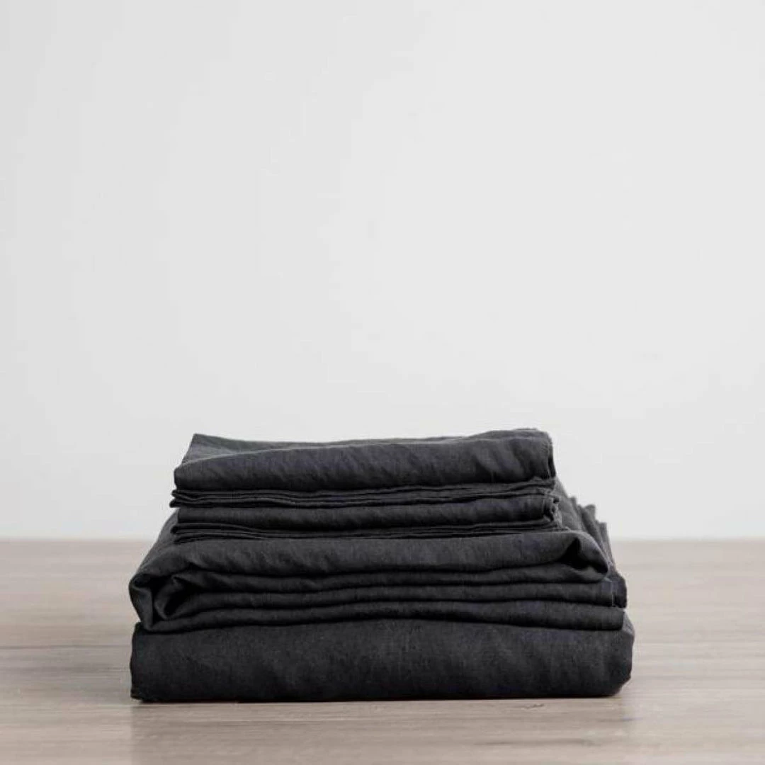 Best Pirce 😉 Elsie Green Washed Linen Sheet Set Textiles ❤️ 10 Elsie Green Washed Linen Sheet Set Textiles