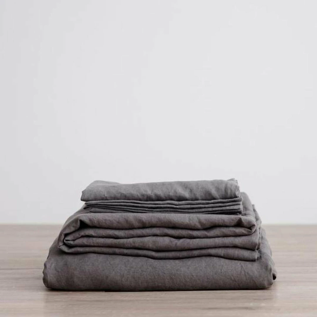 Best Pirce 😉 Elsie Green Washed Linen Sheet Set Textiles ❤️ 11 Elsie Green Washed Linen Sheet Set Textiles