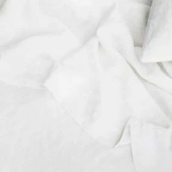 Elsie Green Washed Linen Sheet Set Textiles