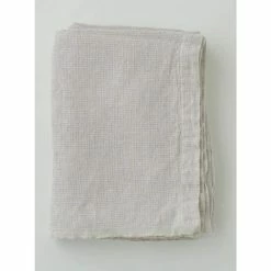 Elsie Green What's New Washed Waffle Throw Natural